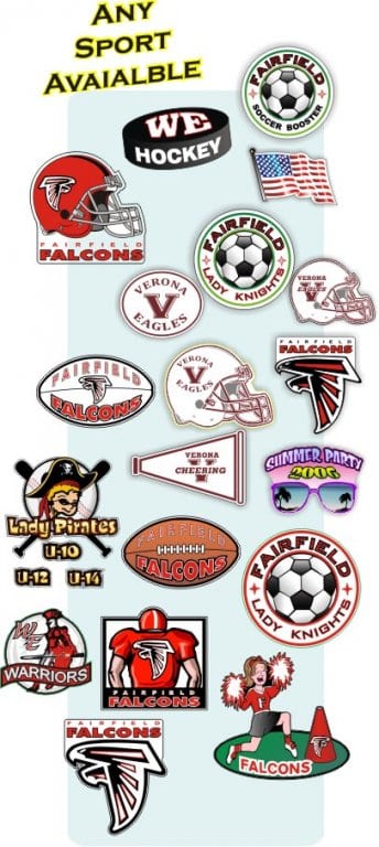 SPORT TEAMS DECALS MAGS Boosters